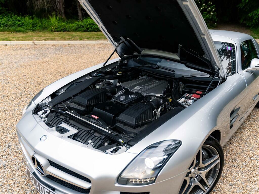 Mercedes-Benz SLS Gullwing Coupe Silver #13