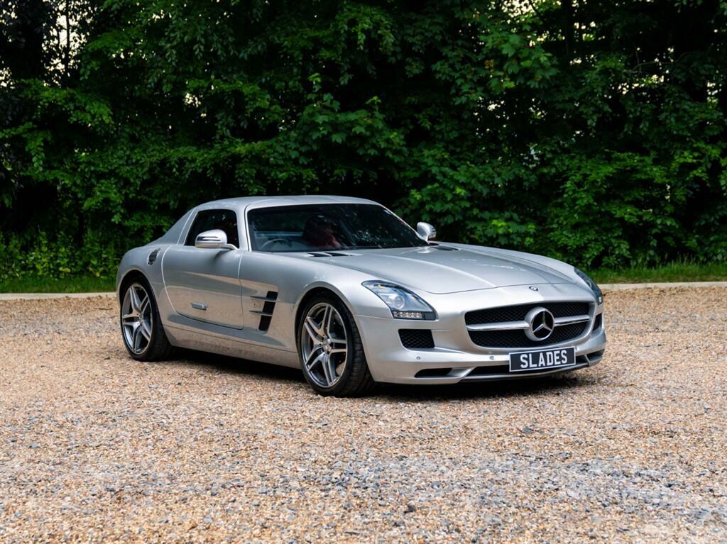 Mercedes-Benz SLS Gullwing Coupe Silver #24