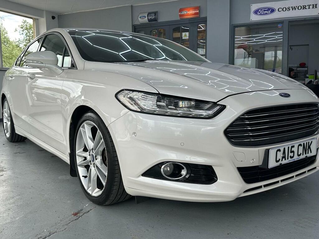 Ford Mondeo Hatchback 2.0 Tdci Titanium Euro 6 Ss 2015 CA15CNK White #6