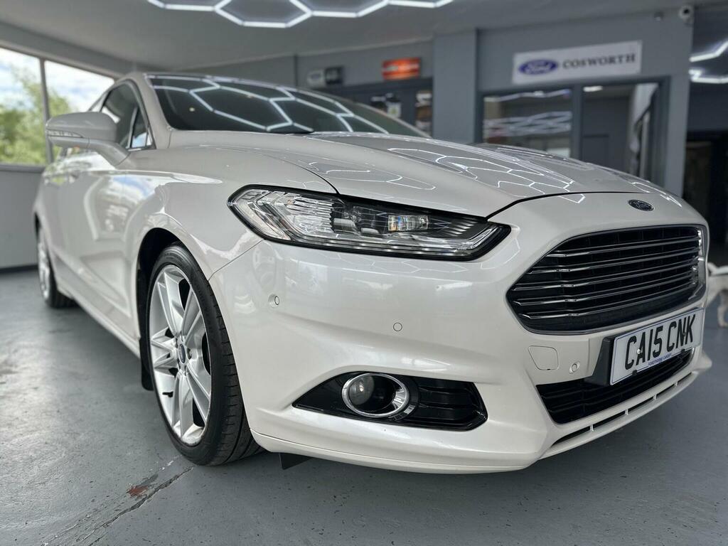 Ford Mondeo Hatchback 2.0 Tdci Titanium Euro 6 Ss 2015 White