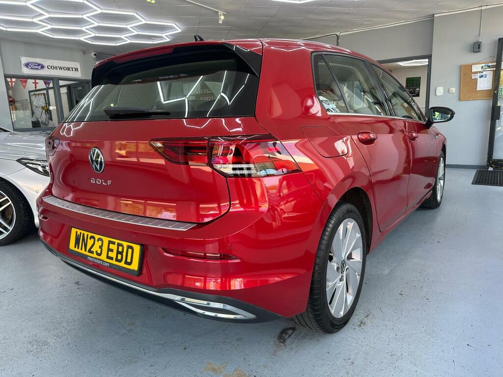 Volkswagen Golf Hatchback 2.0 Tdi Style Dsg Euro 6 Ss 2023 WN23EBD Red #3