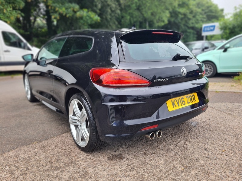 Volkswagen Scirocco R Line Tdi Bluemotion Black #6