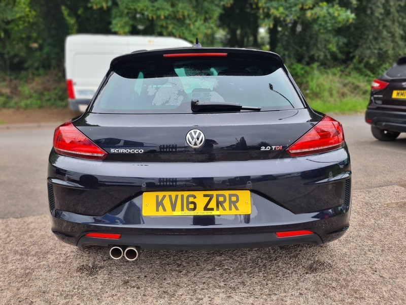 Volkswagen Scirocco R Line Tdi Bluemotion Black #5