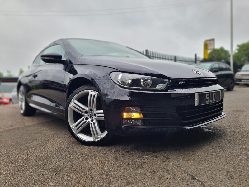 Volkswagen Scirocco R Line Tdi Bluemotion Black #3