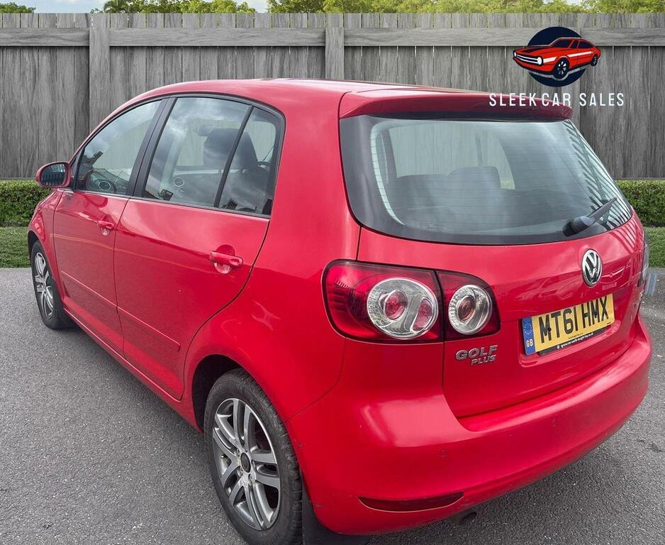 Volkswagen Golf Plus 1.6 Tdi 105 Bluemotion Tech Se MT61HMX Red #6