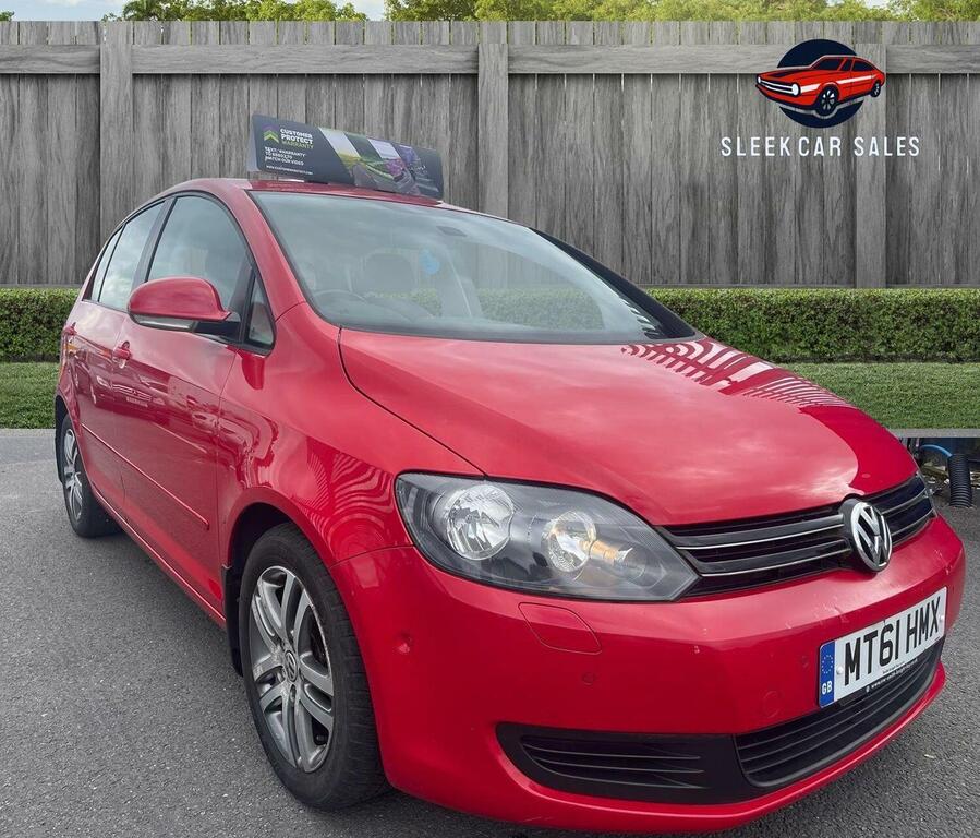 Volkswagen Golf Plus 1.6 Tdi 105 Bluemotion Tech Se MT61HMX Red #2