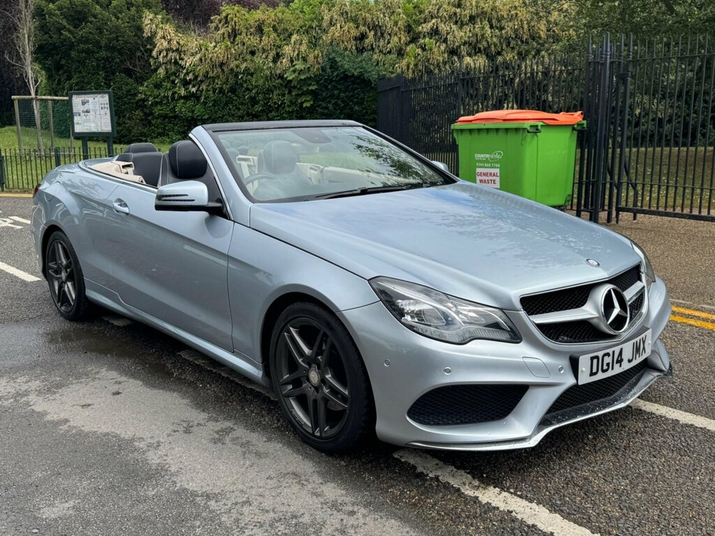 Mercedes-Benz E Class 3.0 E350d V6 Bluetec Amg Sport Cabriolet G-tronic Silver