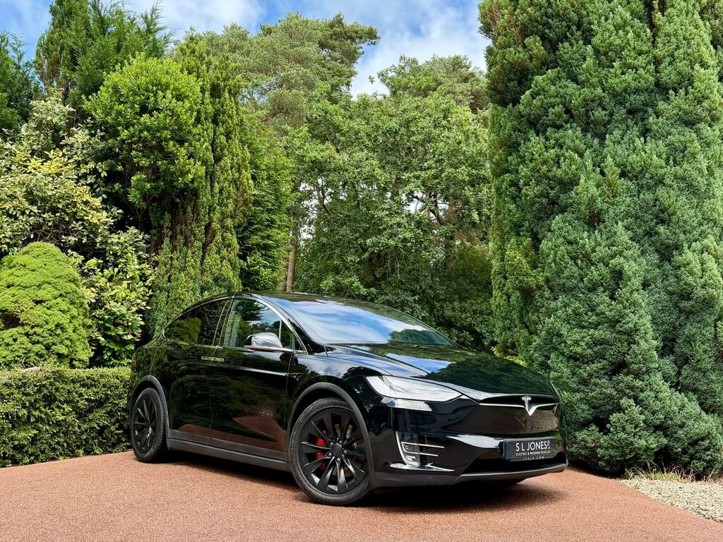 Tesla Model X Long Range Plus Premium Black Interior 7 Black
