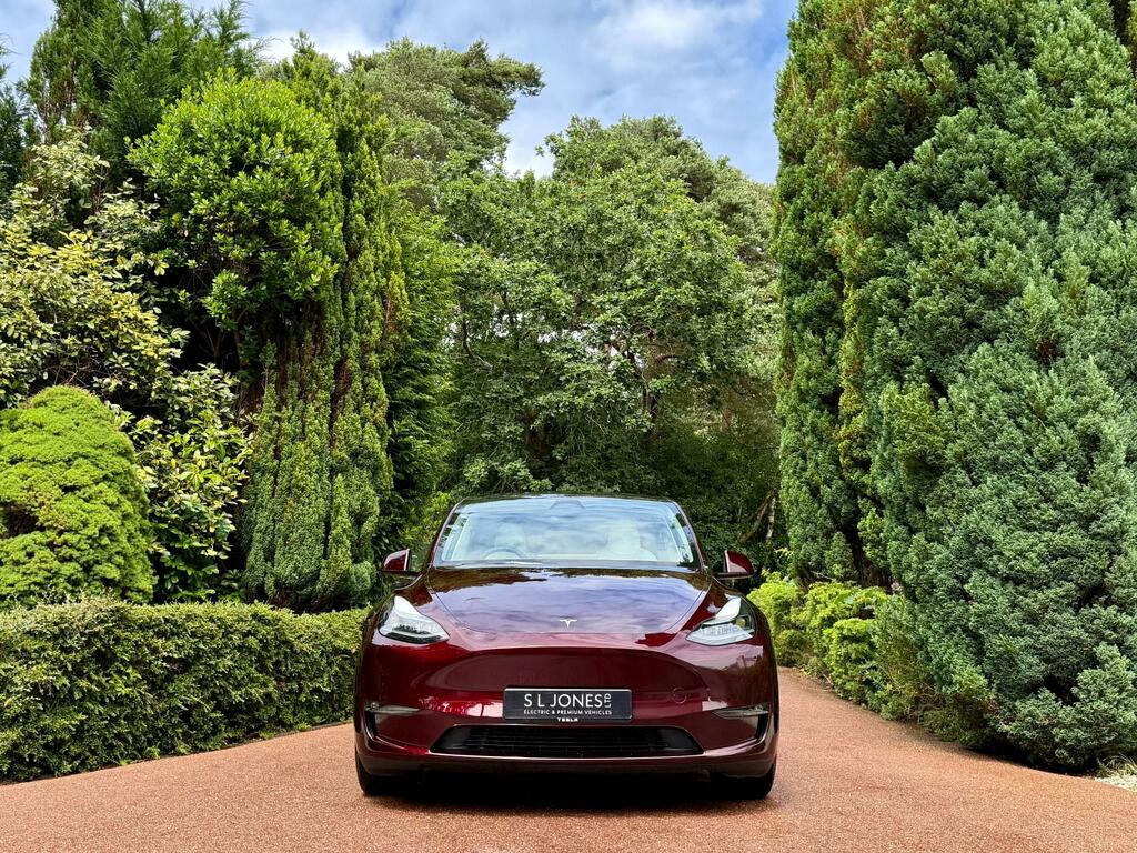 Tesla Model Y Performance Enhanced Hw4 Computer Midnig Red