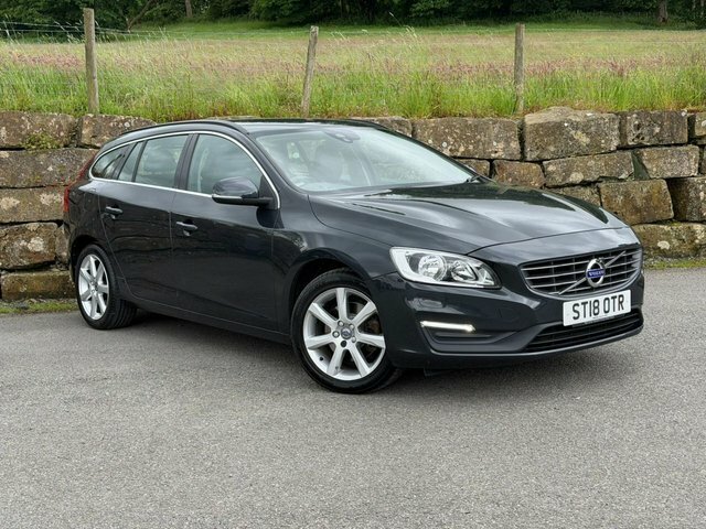 Volvo V60 2018 2.0 D2 Se Nav Estate Euro 6 Grey #2