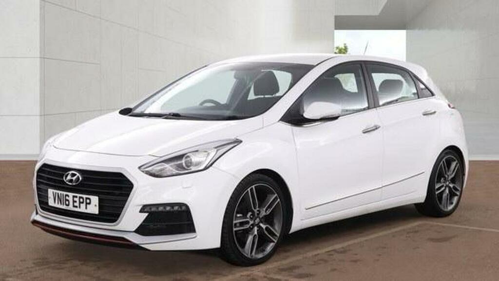 Hyundai I30 1.6 T-gdi Turbo Euro 6 White #2