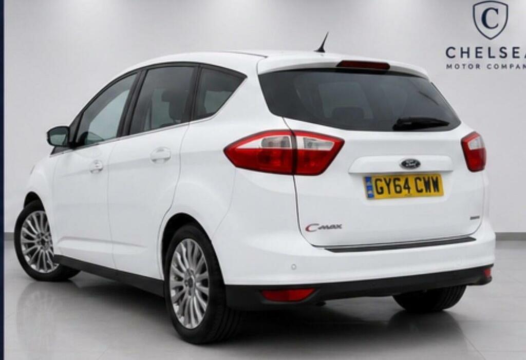 Ford C-Max 1.0T Ecoboost Titanium Euro 5 Ss White #4