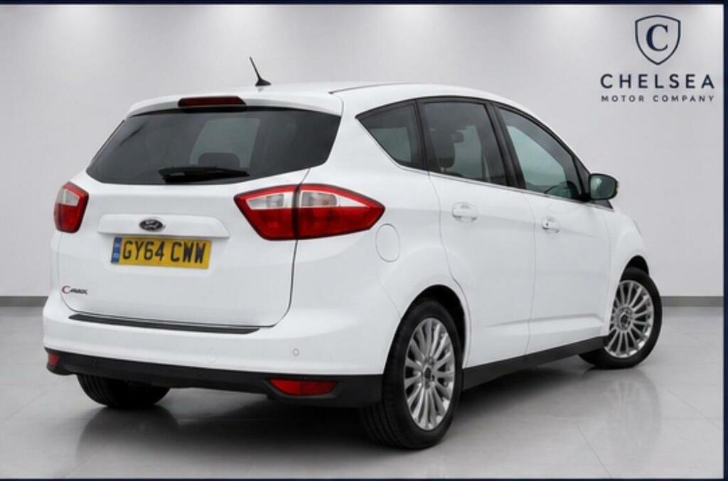 Ford C-Max 1.0T Ecoboost Titanium Euro 5 Ss White #6