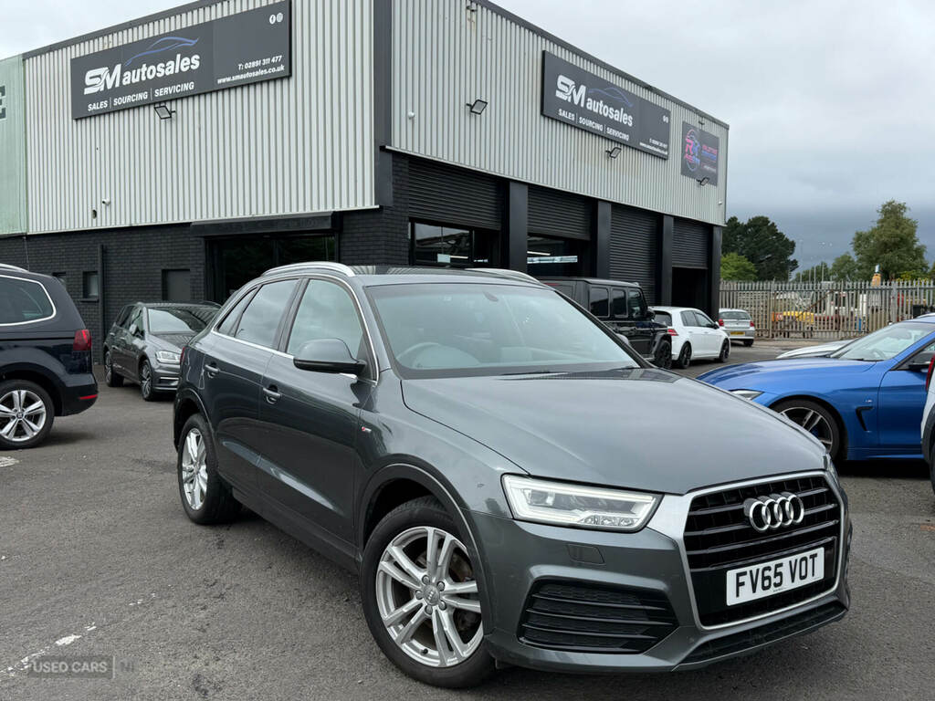 Audi Q3 2.0 Tdi S Line FV65VOT Grey #3
