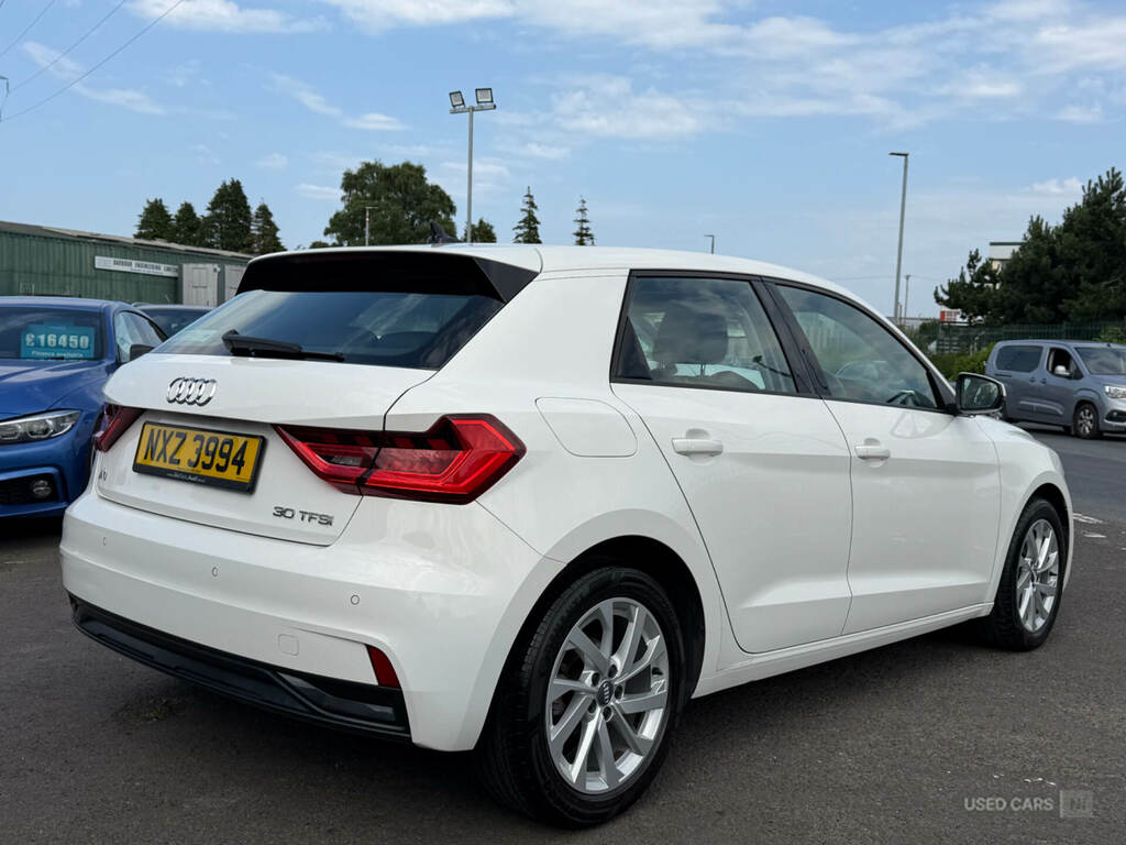 Audi A1 30 Tfsi Sport NXZ3994 White #5