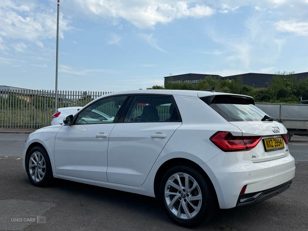 Audi A1 30 Tfsi Sport NXZ3994 White #6