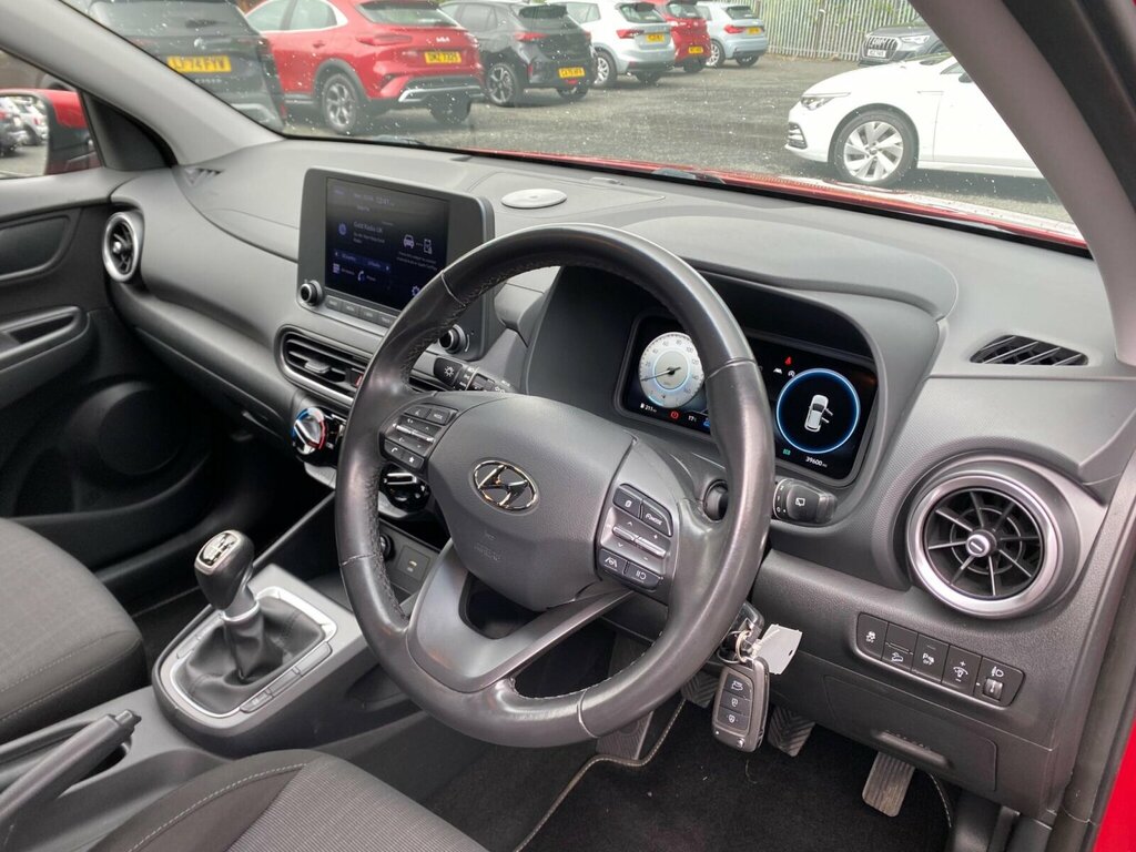 Hyundai Kona 1.0 T-gdi Mhev Se Connect Suv Hybrid Ma Red #20