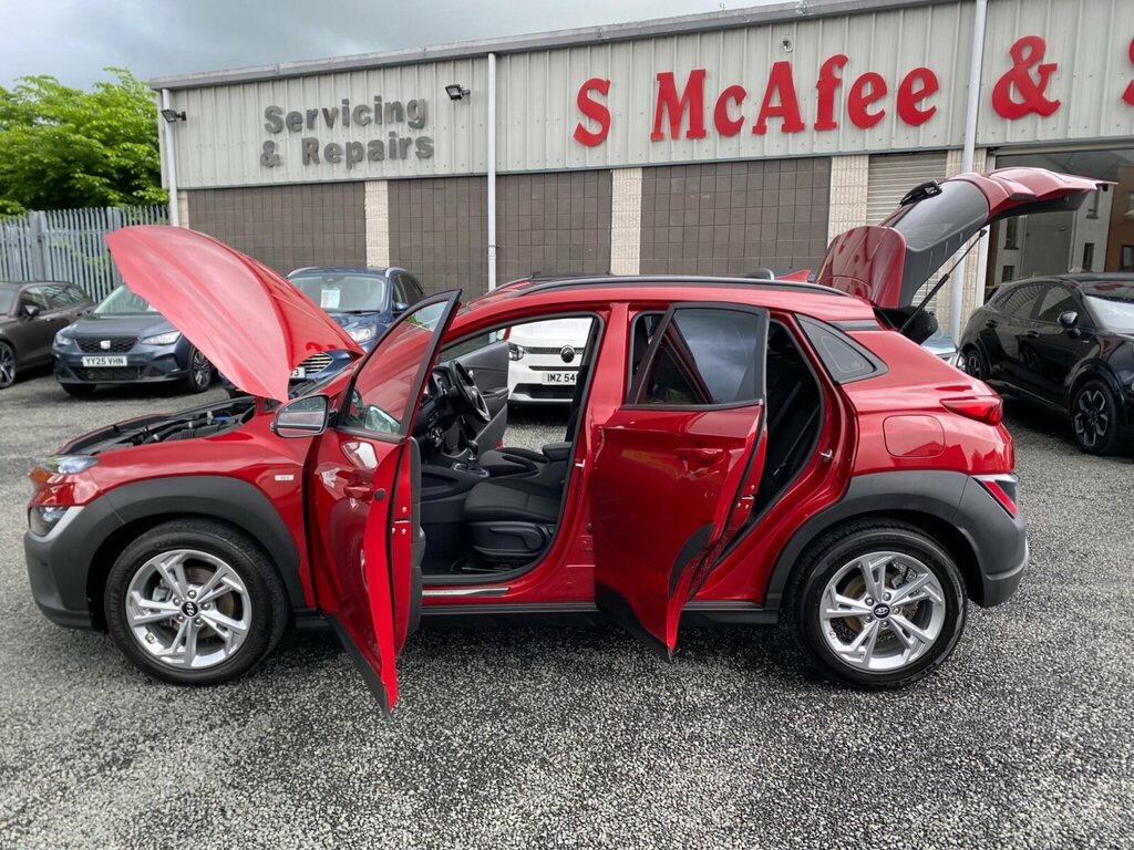 Hyundai Kona 1.0 T-gdi Mhev Se Connect Suv Hybrid Ma Red #17