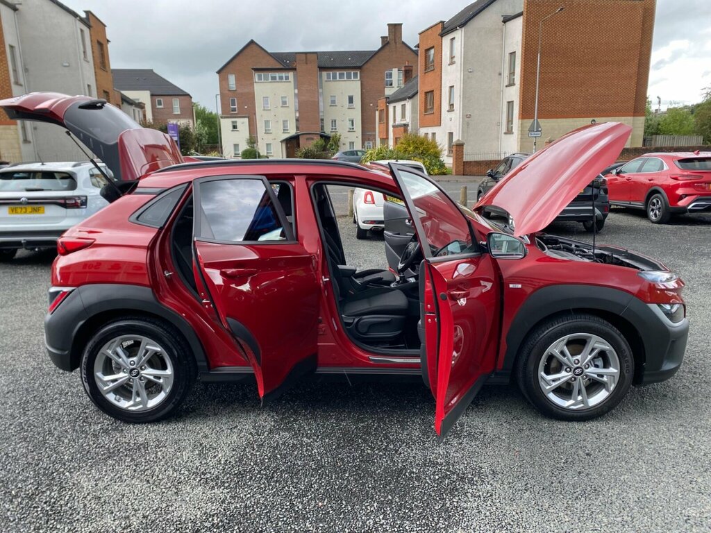Hyundai Kona 1.0 T-gdi Mhev Se Connect Suv Hybrid Ma Red #12