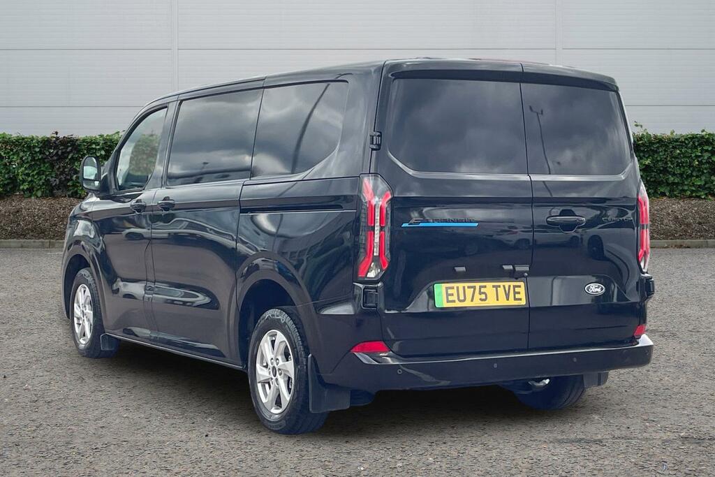 Ford Transit Custom 100Kw 65Kwh H1 Van Limited EU75TVE Black #2