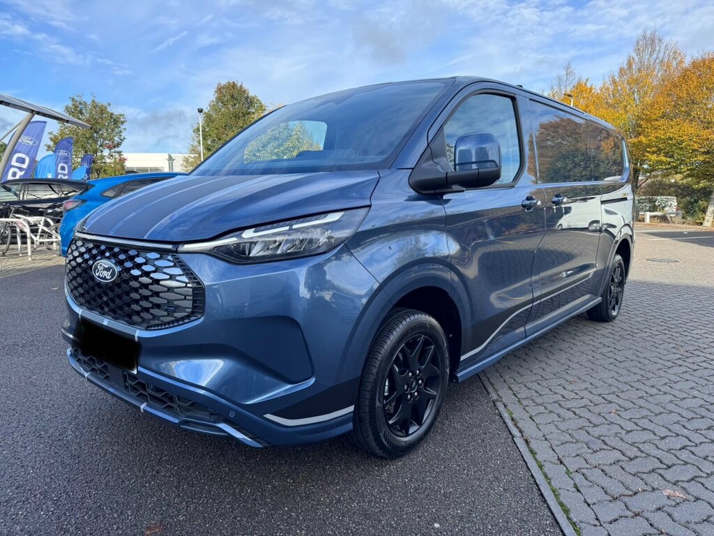 Ford Transit Custom Ford E-transit Custom 320 L1 E 160Kw 65Kwh H1 Van WX26HNE Blue #3