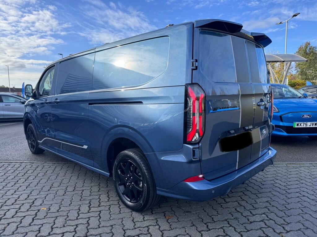 Ford Transit Custom Ford E-transit Custom 320 L1 E 160Kw 65Kwh H1 Van WX26HNE Blue #5