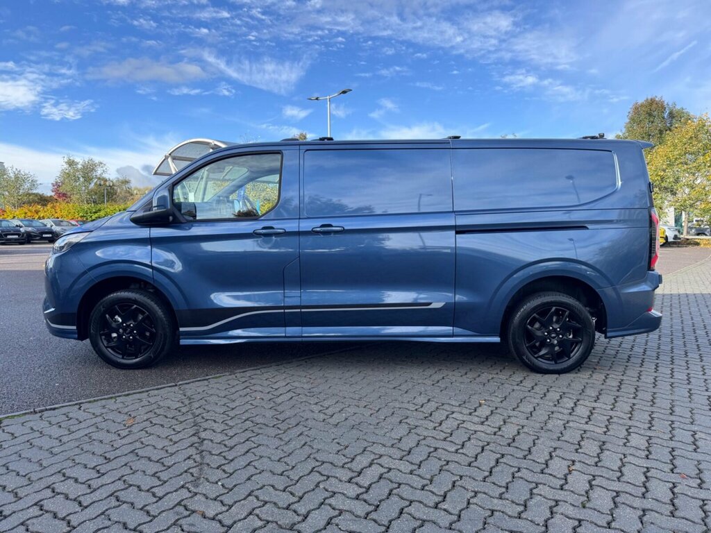 Ford Transit Custom Ford E-transit Custom 320 L1 E 160Kw 65Kwh H1 Van WX26HNE Blue #4