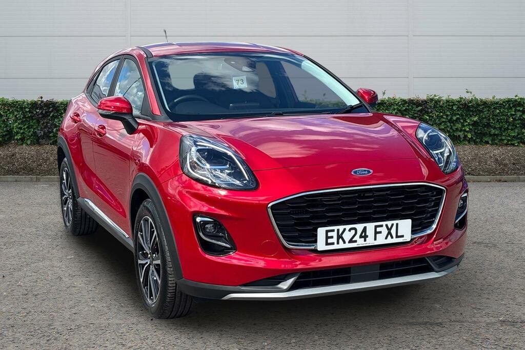 Ford Puma 1.0 Ecoboost Hybrid Mhev Titanium Red