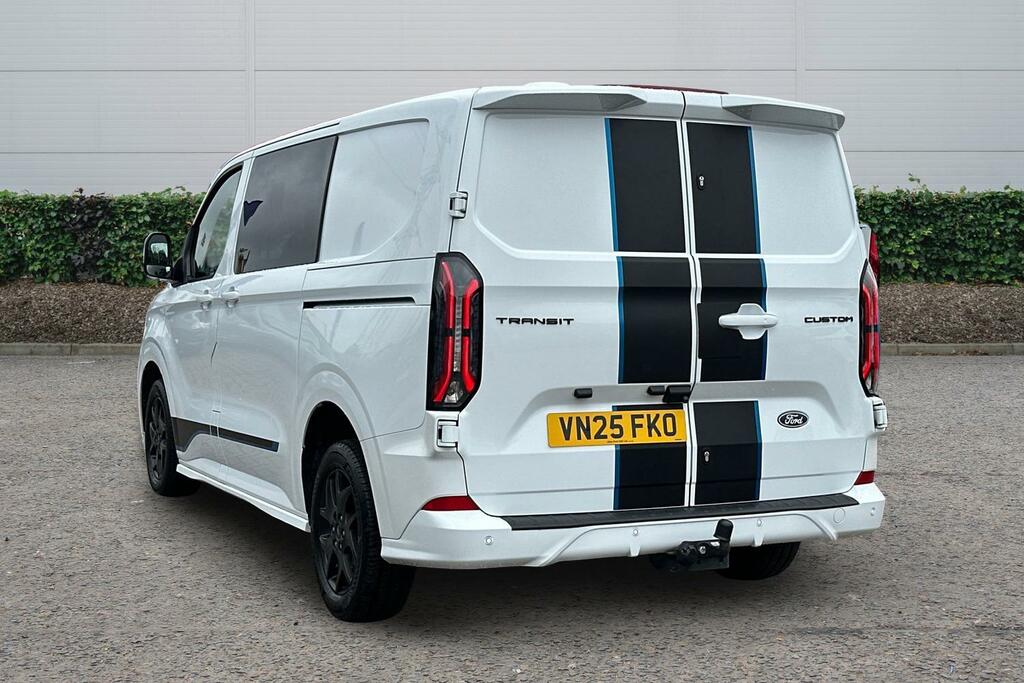 Ford Transit Custom 2.0 Ecoblue 170Ps H1 Double Cab Van Sport VN25FKO White #2