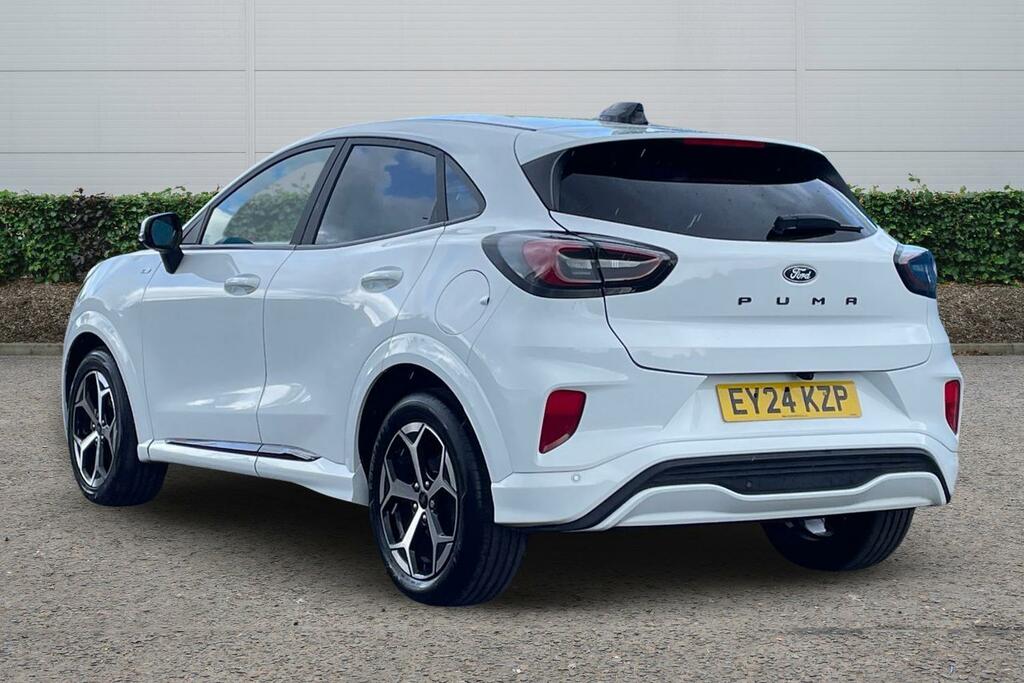 Ford Puma 1.0 Ecoboost Hybrid Mhev St-line Dct EY24KZP White #2