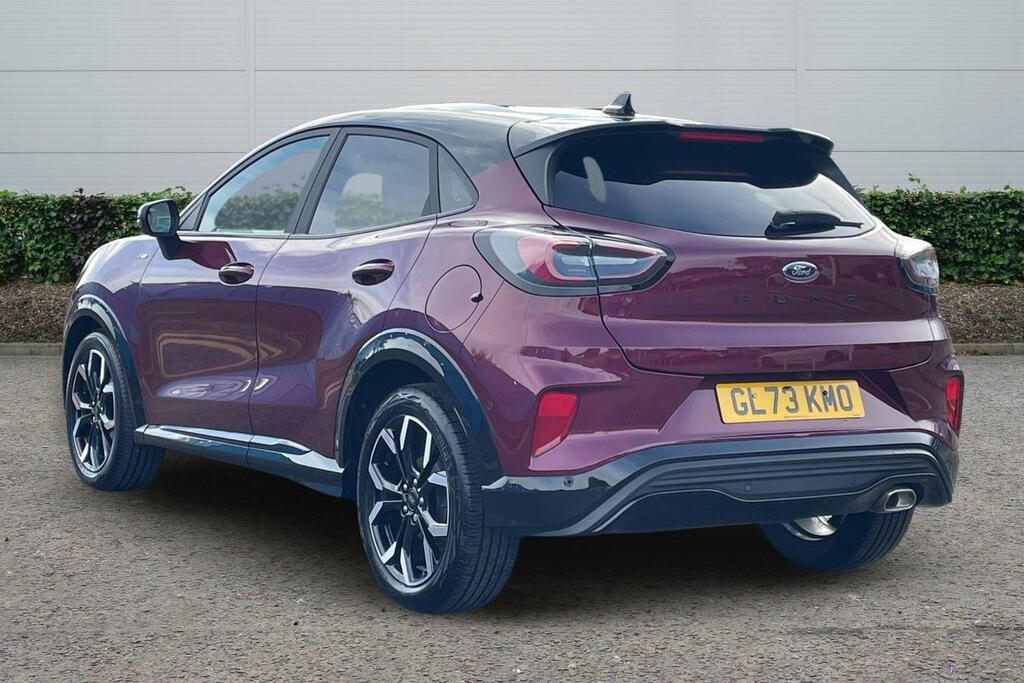 Ford Puma 1.0 Ecoboost Hybrid Mhev Vivid Ruby Edition GL73KMO Red #2