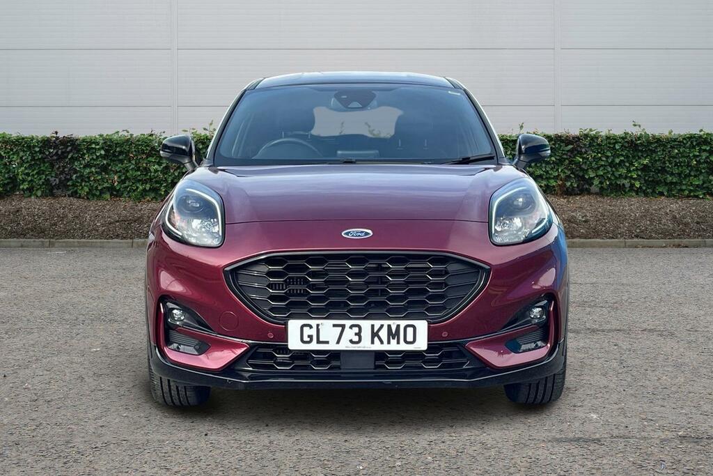Ford Puma 1.0 Ecoboost Hybrid Mhev Vivid Ruby Edition GL73KMO Red #4
