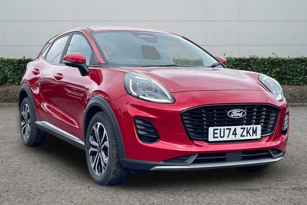 Ford Puma 1.0 Ecoboost Hybrid Mhev Titanium Dct Red