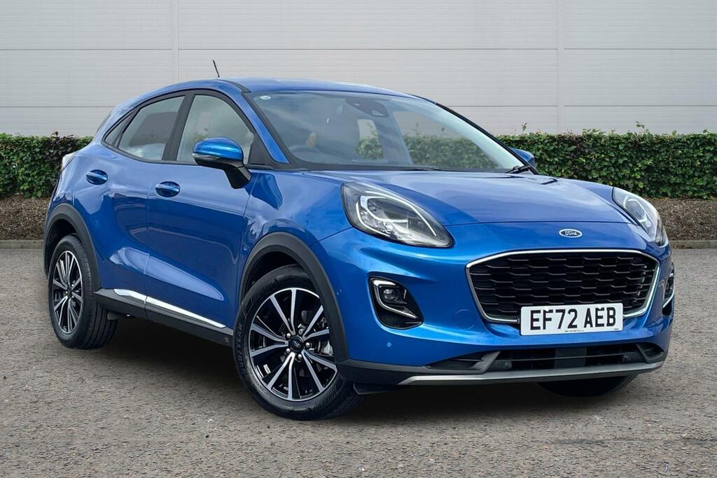 Ford Puma 1.0 Ecoboost Hybrid Mhev Titanium Dct EF72AEB Blue