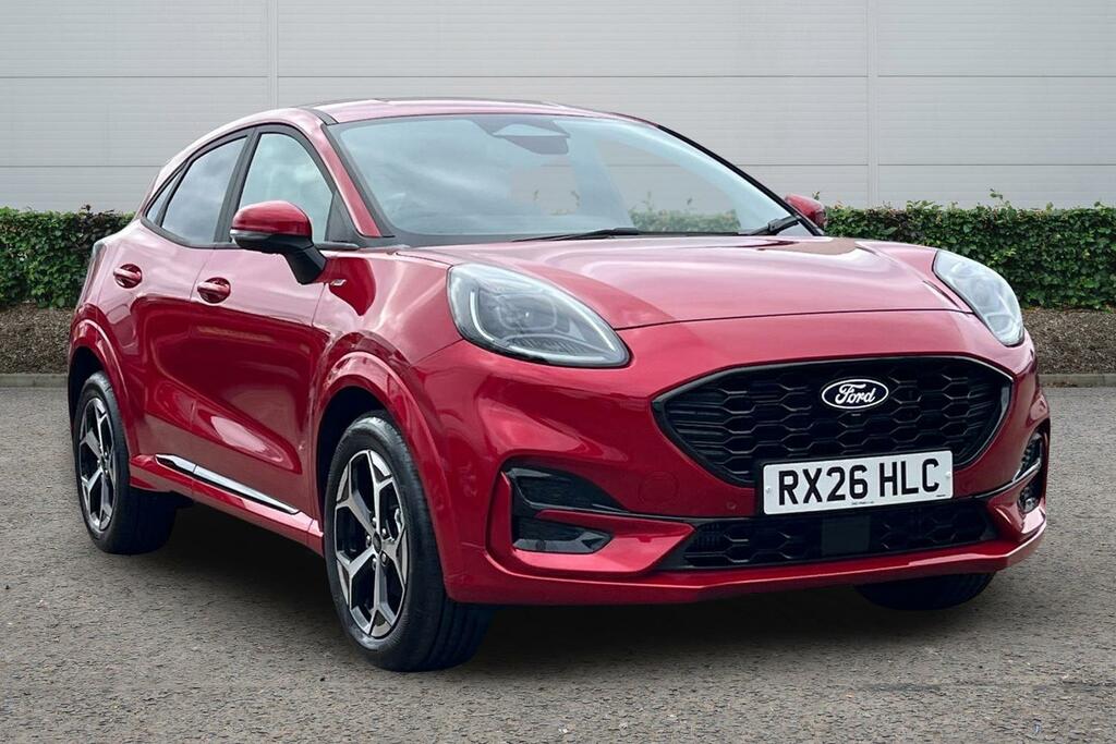 Ford Puma 1.0 Ecoboost Hybrid Mhev St-line Dct Red