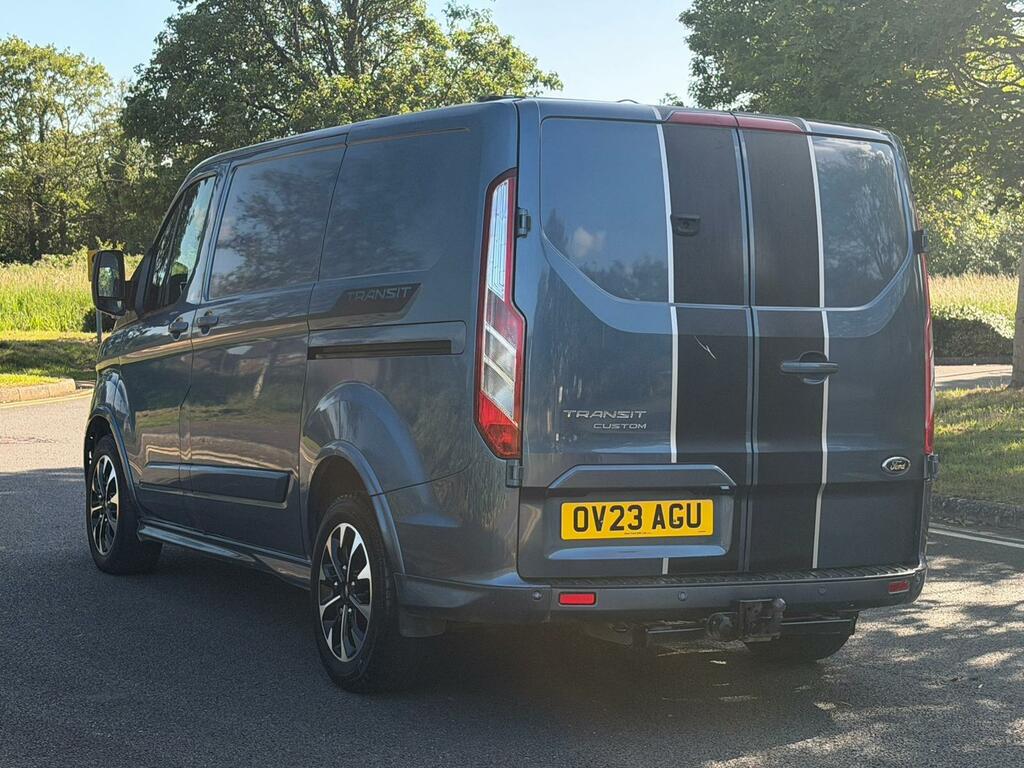 Ford Transit Custom 2.0 Ecoblue 170Ps Low Roof Sport Van OV23AGU Blue #4