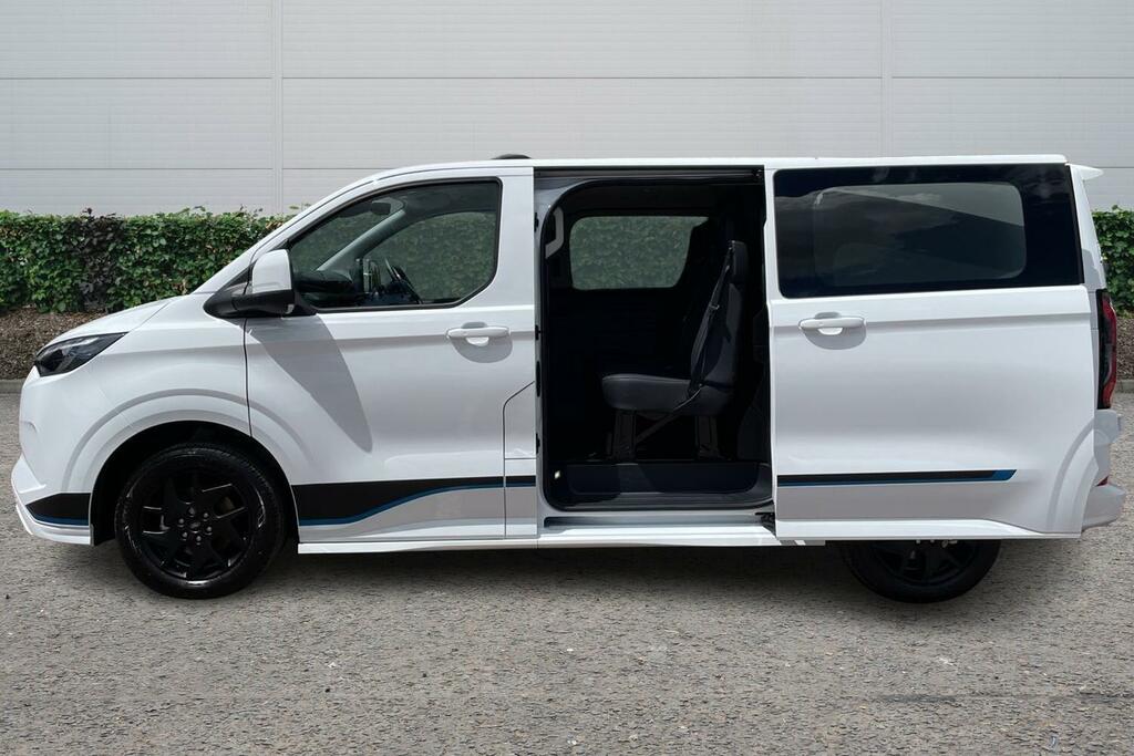 Ford Transit Custom 160Kw 65Kwh H1 Double Cab Van Sport KX75GMY White #3