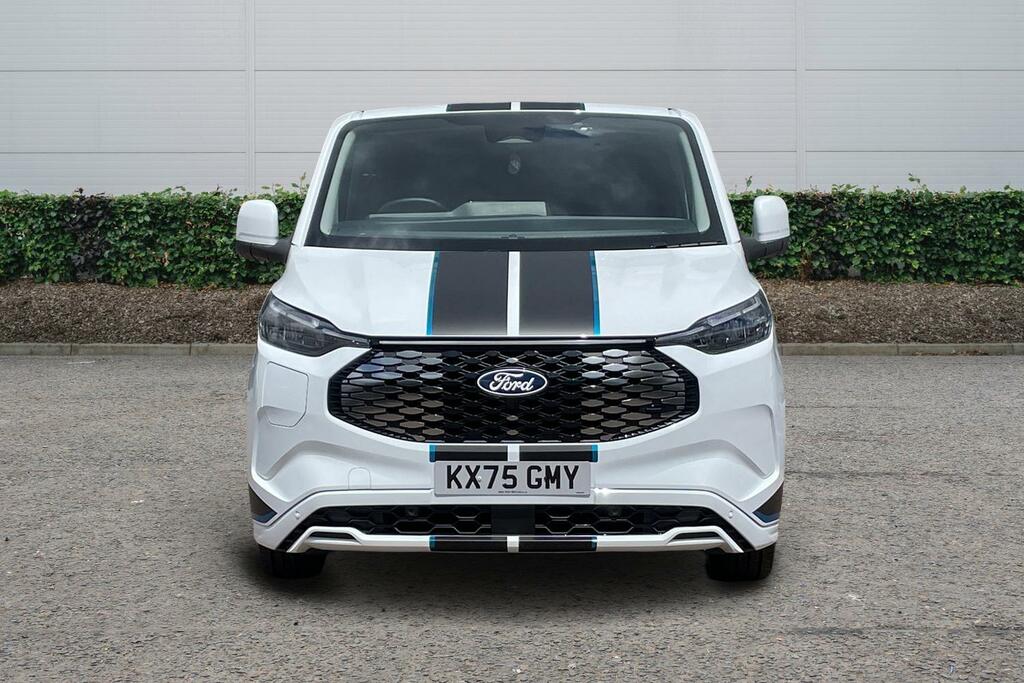 Ford Transit Custom 160Kw 65Kwh H1 Double Cab Van Sport KX75GMY White #4