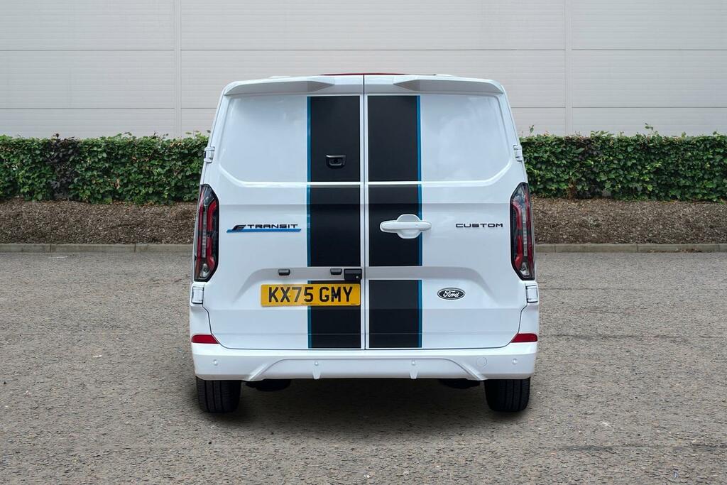 Ford Transit Custom 160Kw 65Kwh H1 Double Cab Van Sport KX75GMY White #5