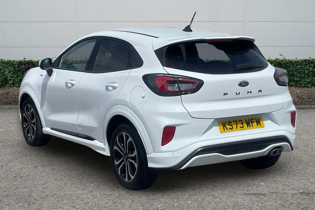 Ford Puma 1.0 Ecoboost Hybrid Mhev St-line Dct KS73WFM White #2