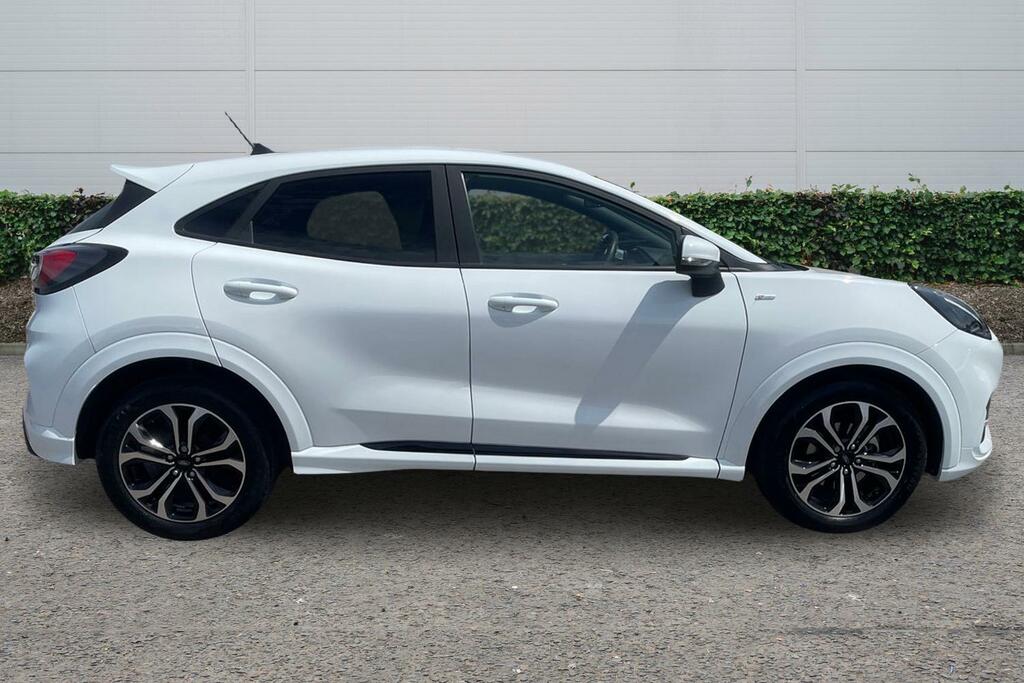 Ford Puma 1.0 Ecoboost Hybrid Mhev St-line Dct KS73WFM White #3