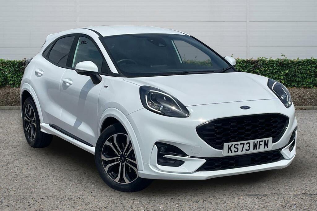 Ford Puma 1.0 Ecoboost Hybrid Mhev St-line Dct KS73WFM White