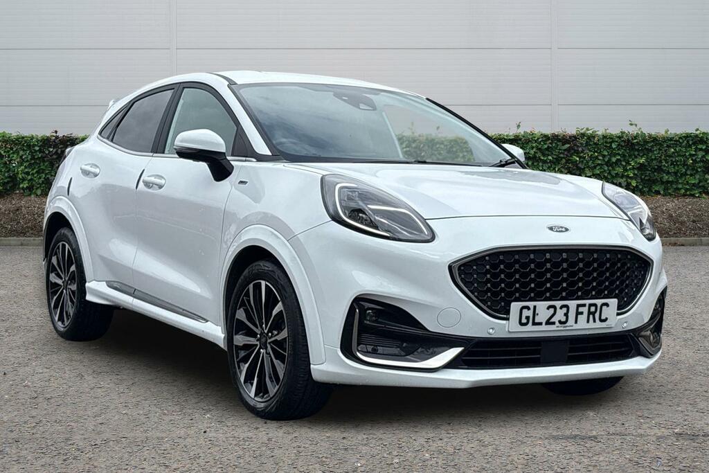 Ford Puma 1.0 Ecoboost Hybr Mhev 155 St-line Vignale Dct White