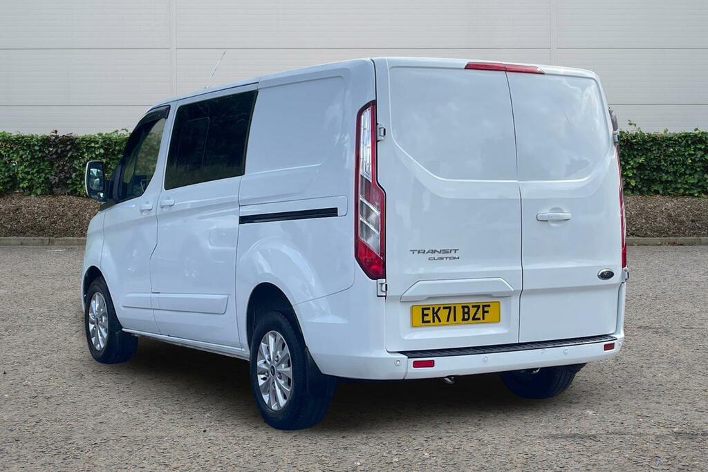 Ford Transit Custom 2.0 Ecoblue 170Ps Low Roof Dcab Limited Van White #2