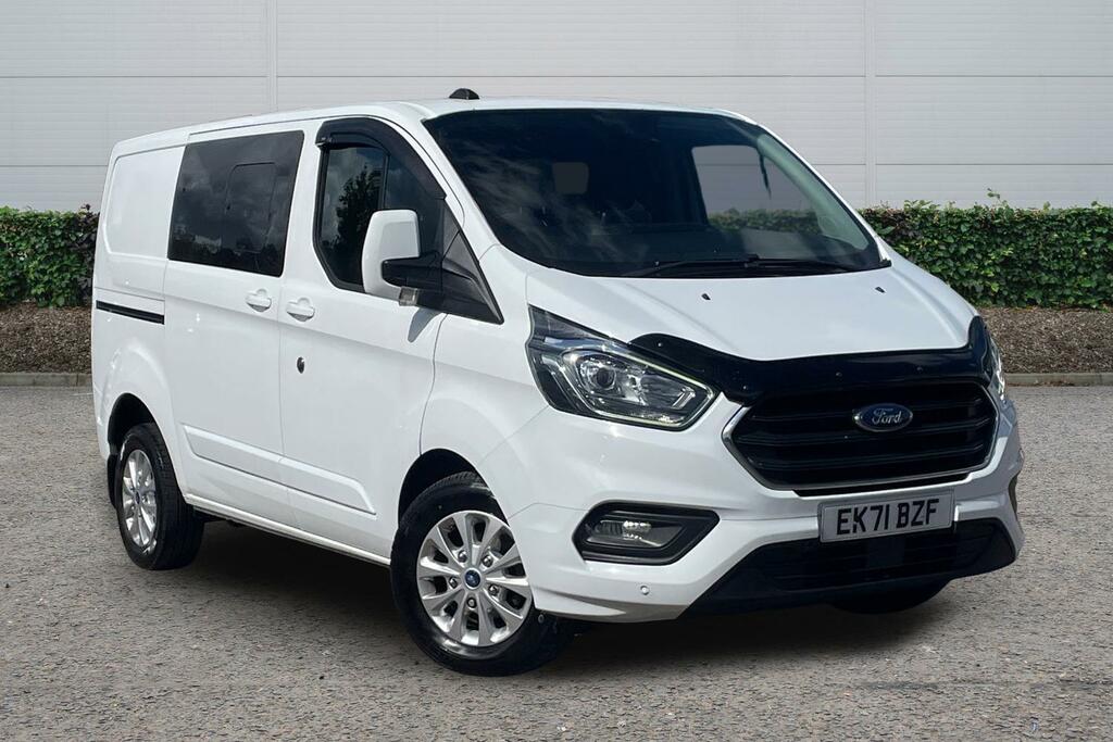 Ford Transit Custom 2.0 Ecoblue 170Ps Low Roof Dcab Limited Van White