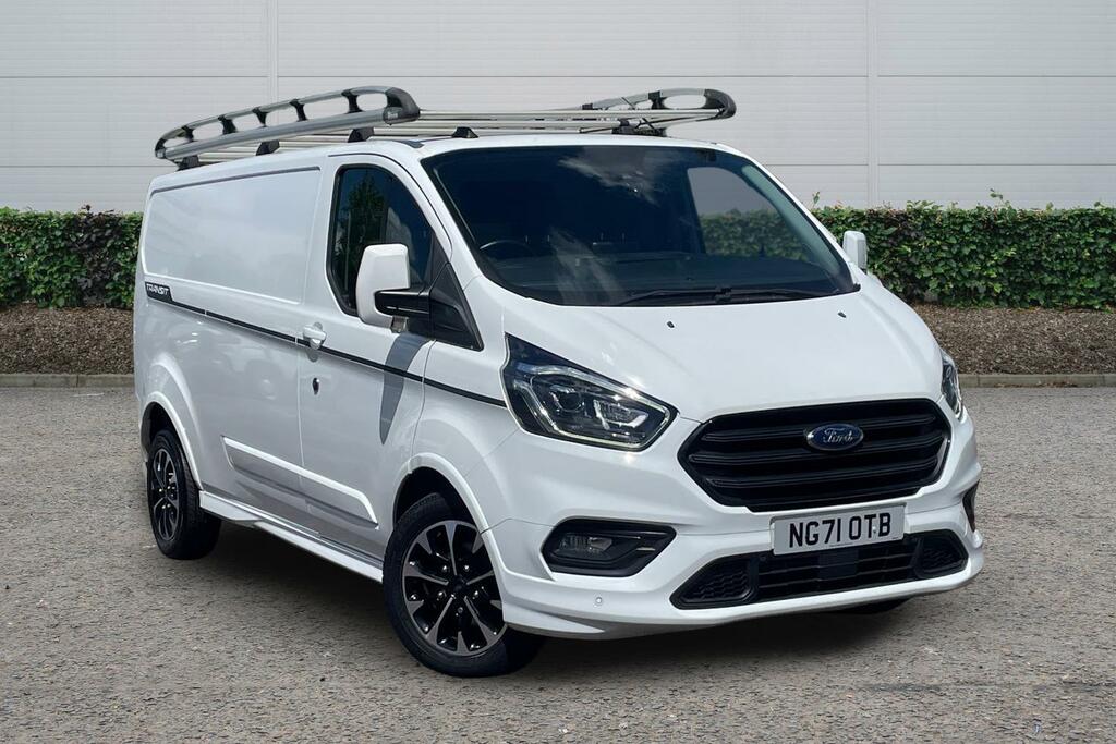 Ford Transit Custom 2.0 Ecoblue 185Ps Low Roof Sport Van White