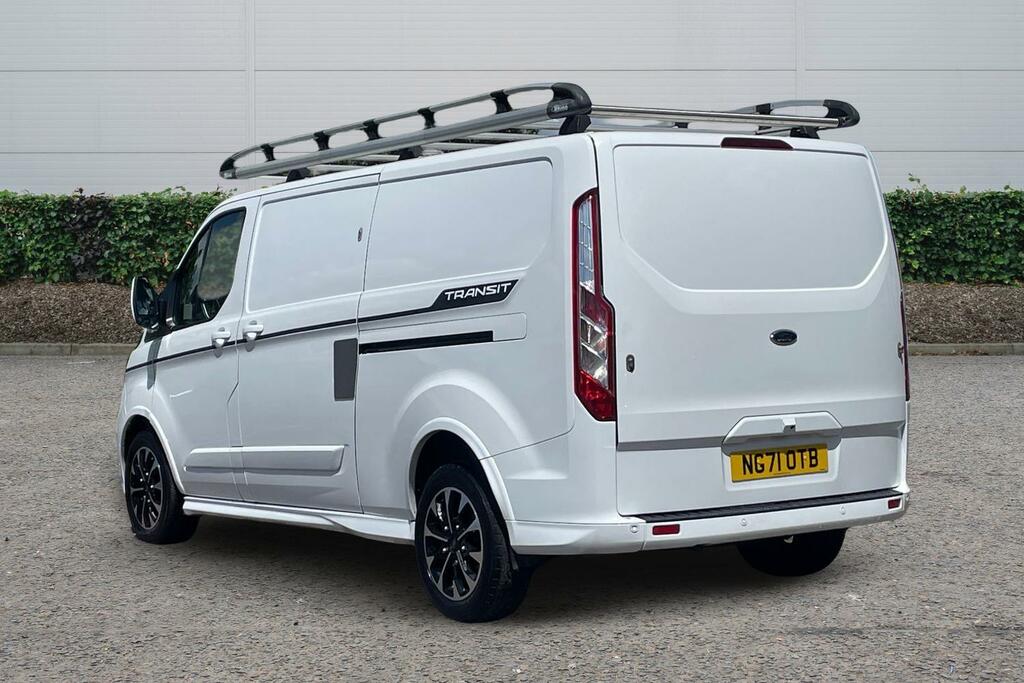 Ford Transit Custom 2.0 Ecoblue 185Ps Low Roof Sport Van White #2