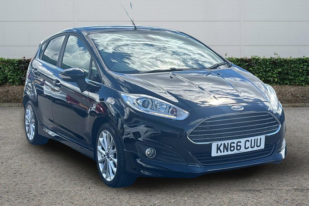 Ford Fiesta 1.0T Ecoboost Titanium X Euro 6 Ss Black