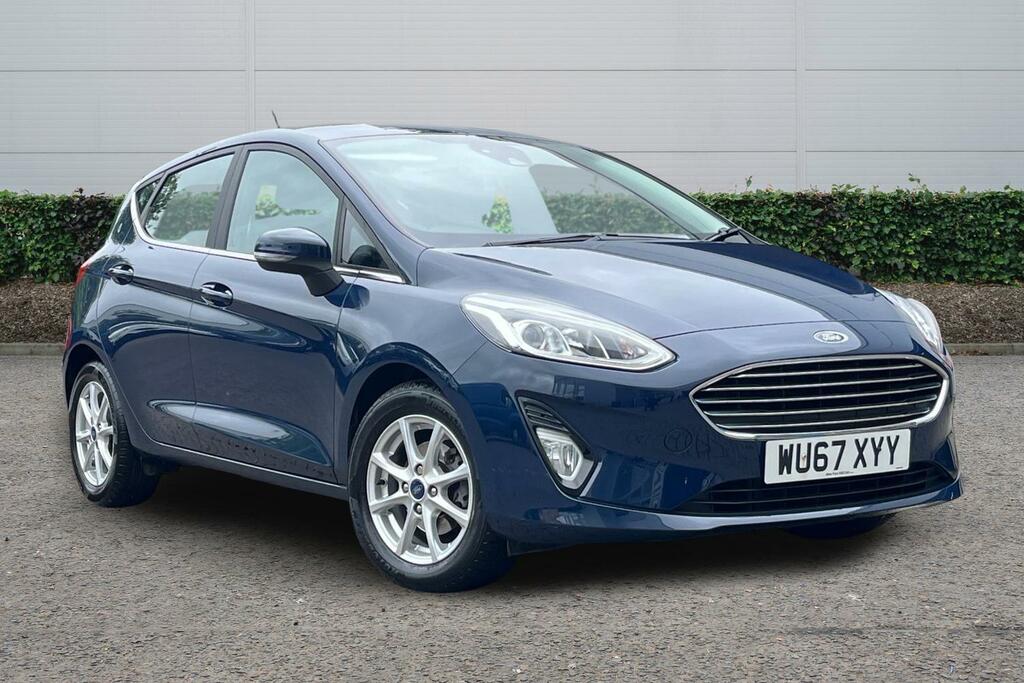 Ford Fiesta 1.0 Ecoboost Zetec WU67XYY Blue