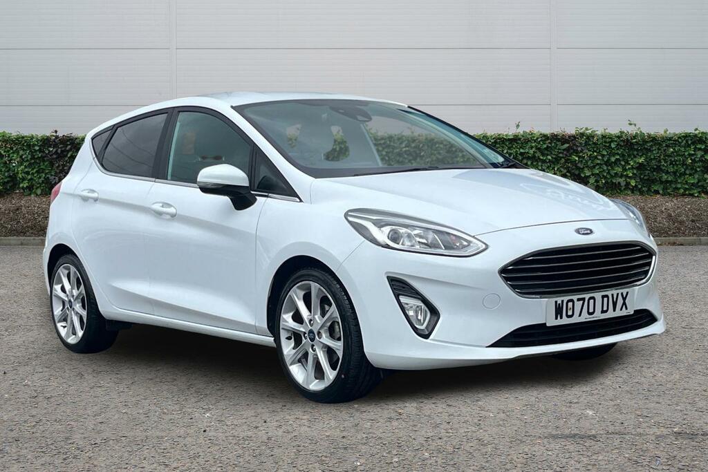 Ford Fiesta 1.0 Ecoboost Hybrid Mhev 125 Titanium X WO70DVX White